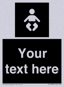 Custom information: black panel baby change